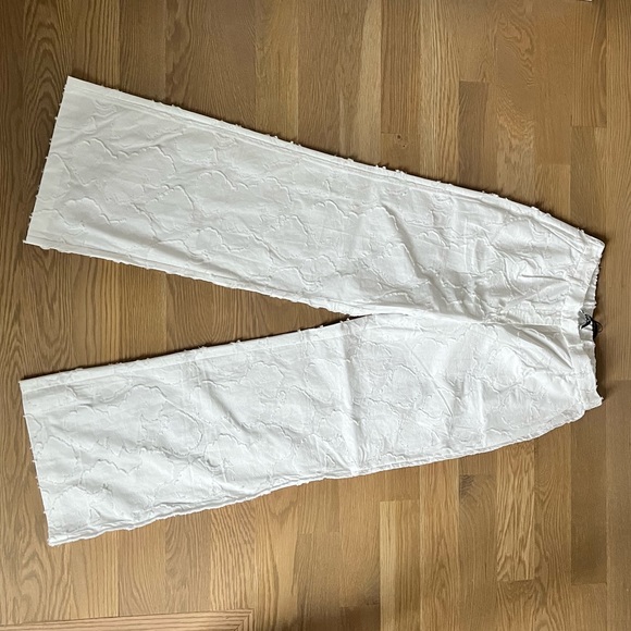 Beatrice B Fil Coupé Trouser, White, Size 6 - Picture 2 of 3